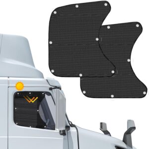 2PCS Side Window Sunshades for Semi-Truck