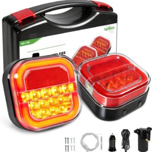 Agrieyes Halo Wireless Trailer Lights, 2 Mounting Options