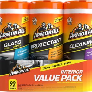 Armor All Car Interior Value Pack, 90 Count