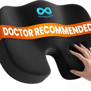 Everlasting Comfort Doctor Recommended Memory Foam Seat Cushion