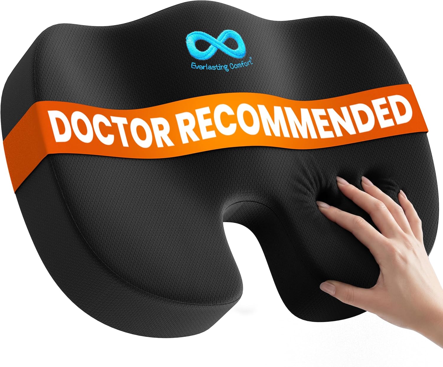 Everlasting Comfort Doctor Recommended Memory Foam Seat Cushion