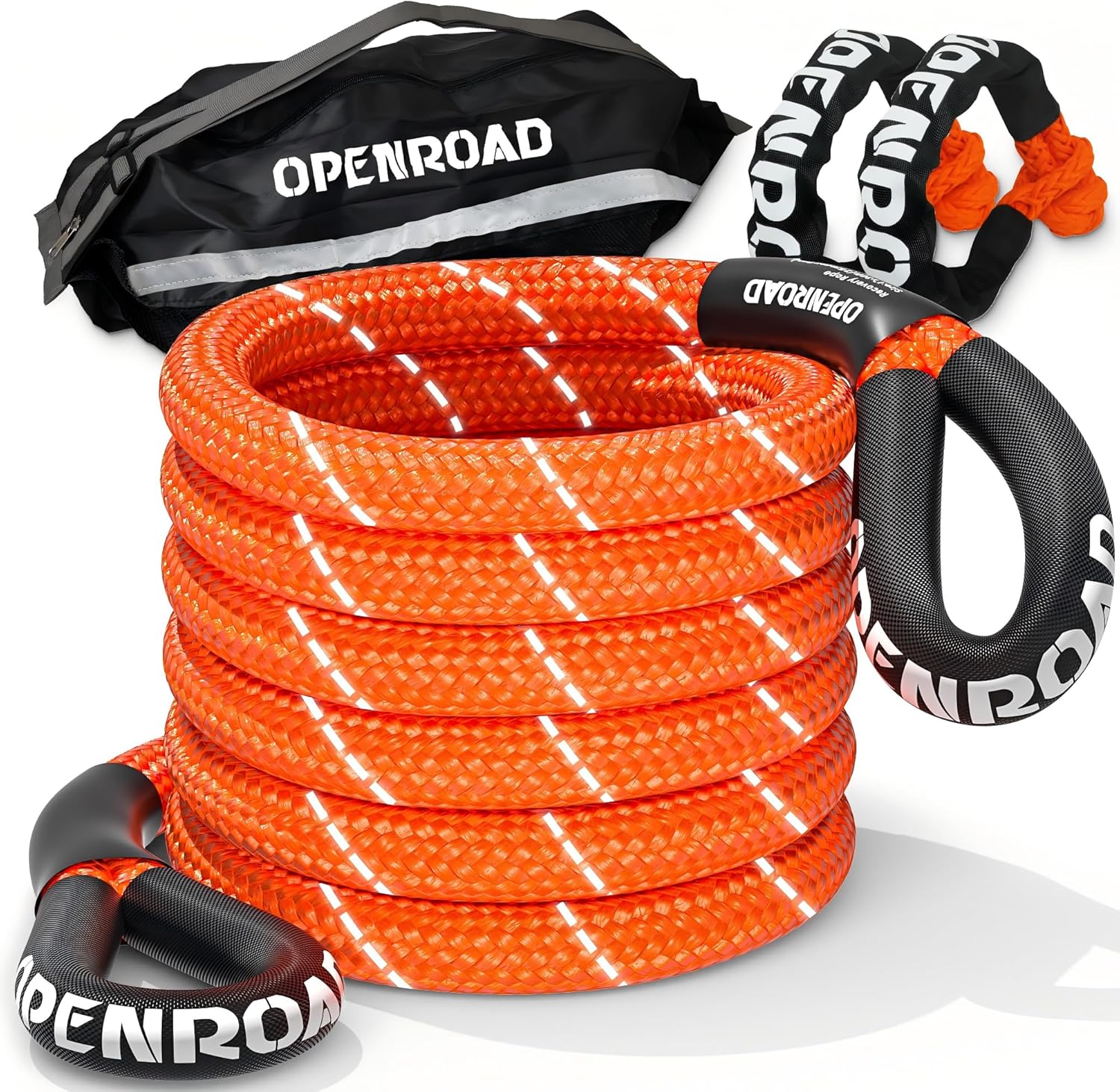 OPENROAD Kinetic Recovery Tow Rope, 36000 Lbs