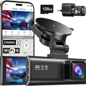 REDTIGER 4K Dash Cam Front Rear